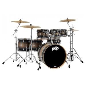 PDP PDCM2217SCB Concept Maple 7 Pc Satin Charcoal Burst Shell Pack